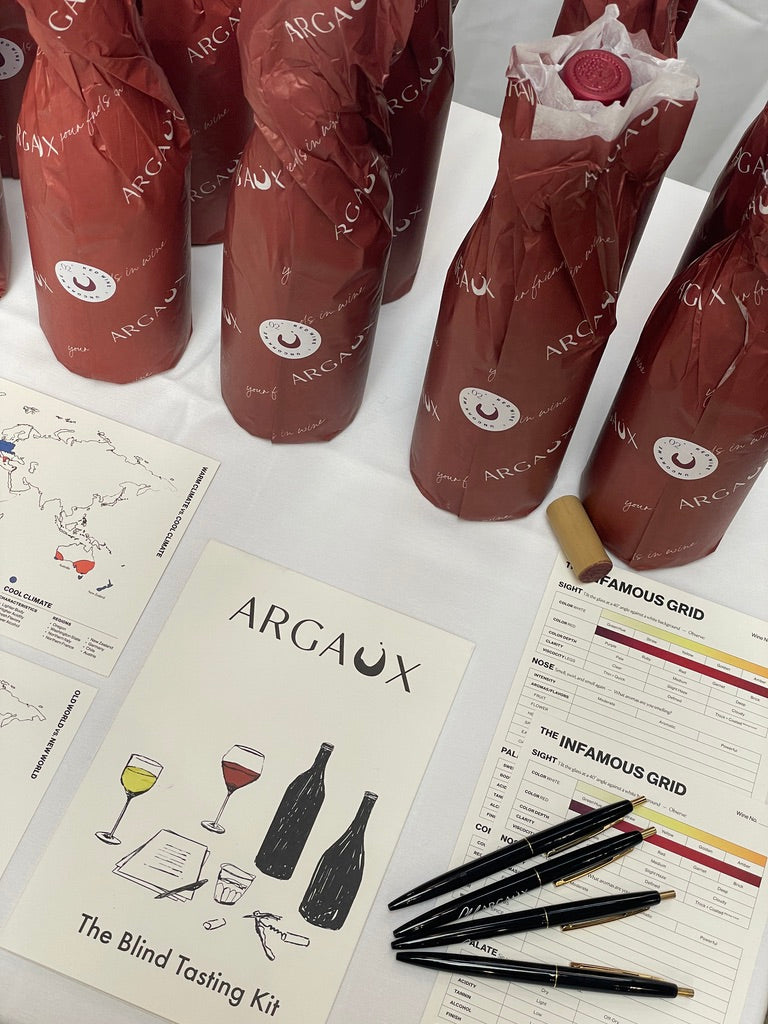 Four-Bottle Blind Wine Tasting Kit