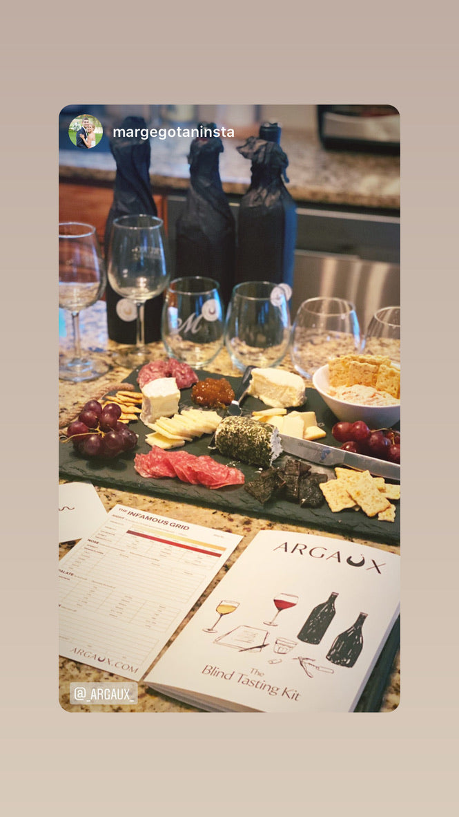 Four-Bottle Blind Wine Tasting Kit