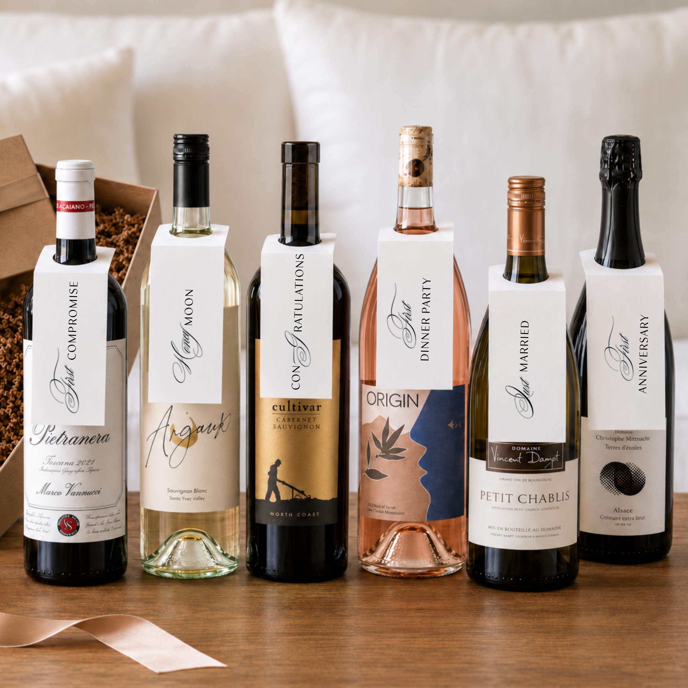 Classic Wedding Wine Gift Set