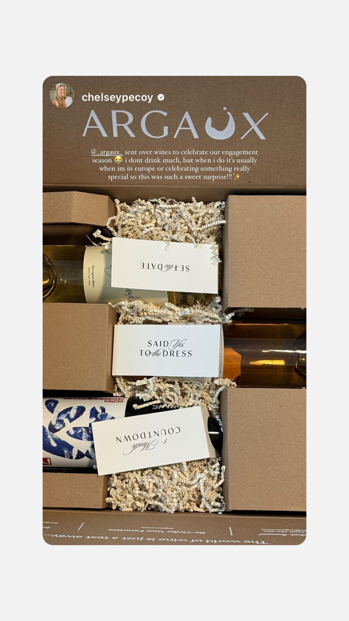 Grand Engagement Wine Gift Set