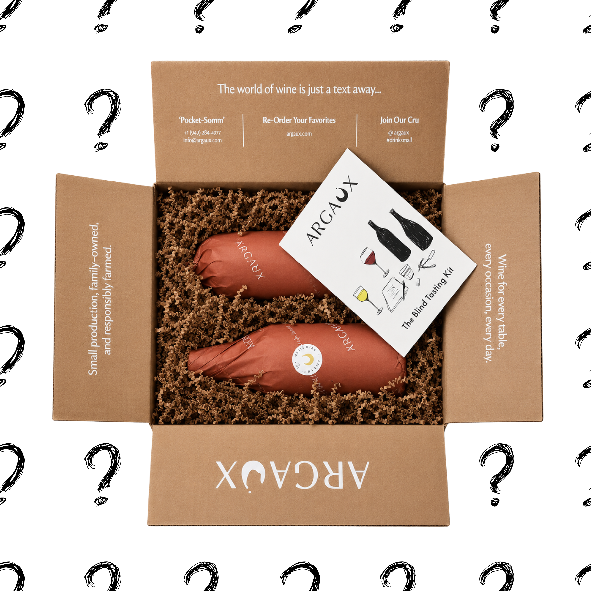 Two-Bottle Blind Wine Tasting Kit