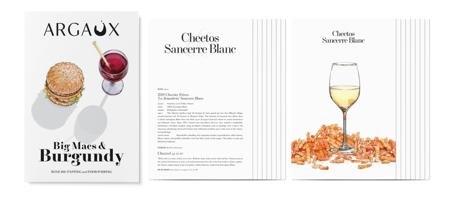 Food & Wine Pairing Kit Argaux