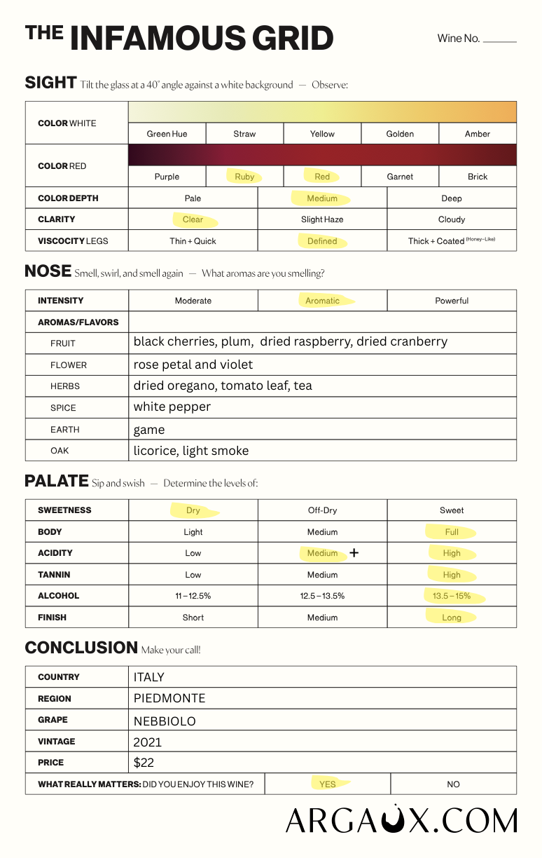 2021 Azienda Agricola Ronchi Barbaresco 375ml - Image 2